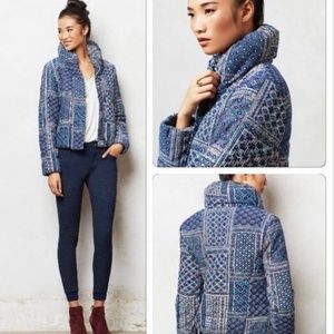 Anthropologie Pilcro & the Letterpress Puffer Jac